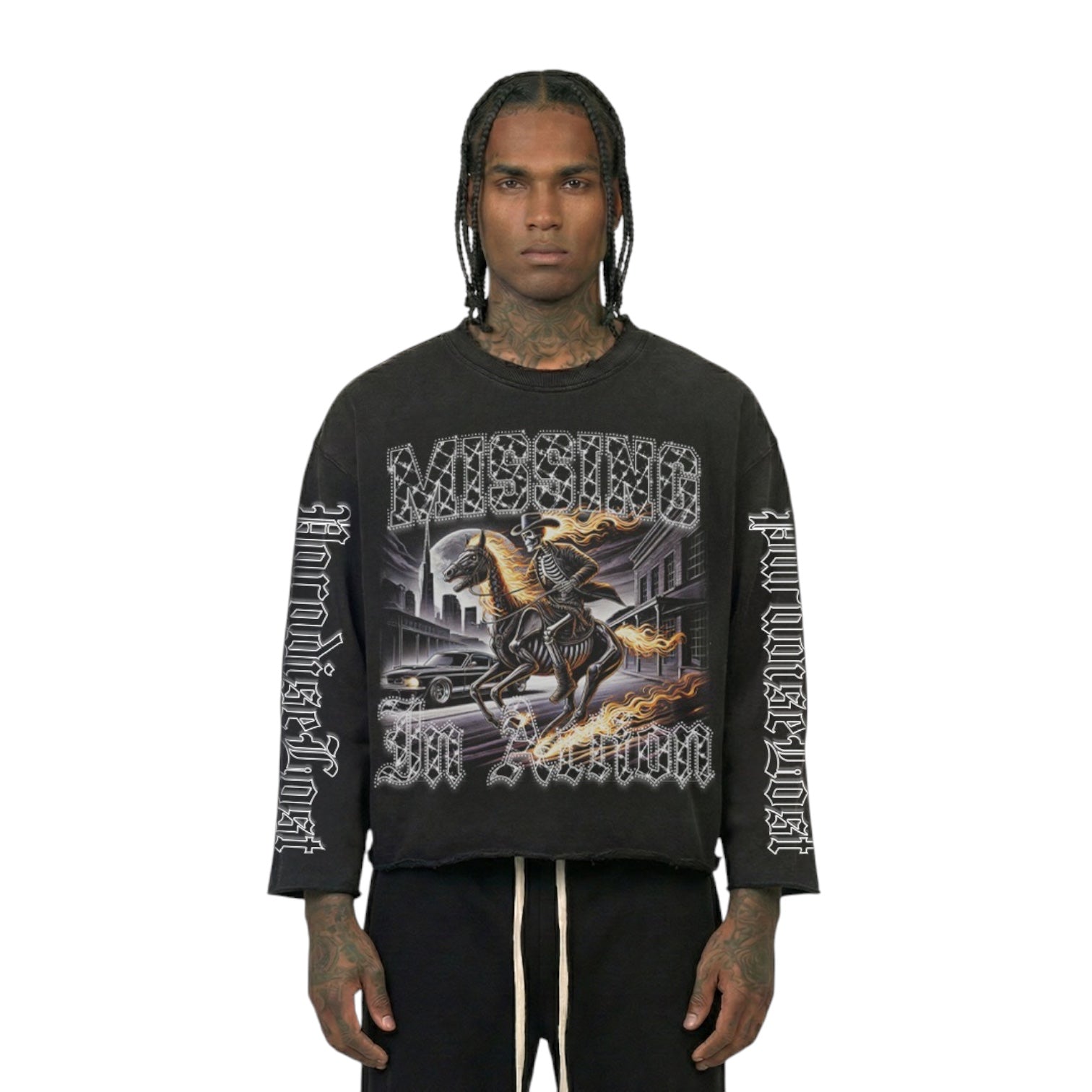 PARADISE LOST: Outlaw LS Crop PL00794